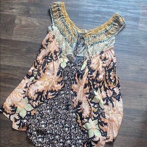 Floral Patterned Free People boho top